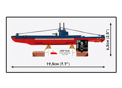 COBI 4864 - ORP DZIK POLISH SUBMARINE