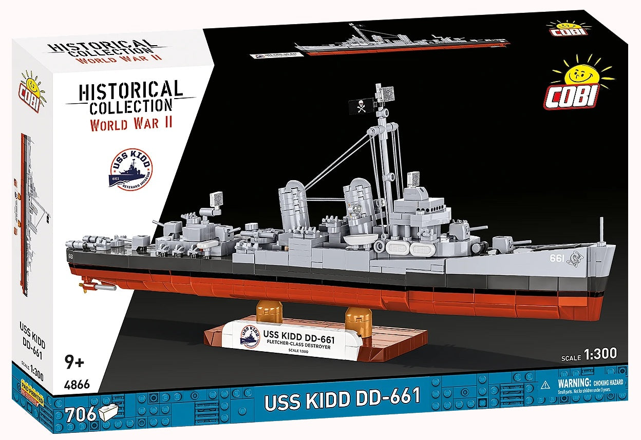 COBI 4866 - USS KIDD DD-661 (PRE-COMMANDE)