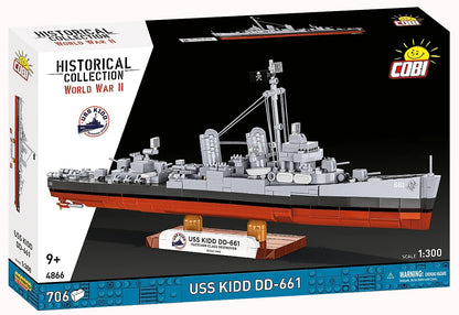 COBI 4866 - USS KIDD DD-661 (PRE-COMMANDE)