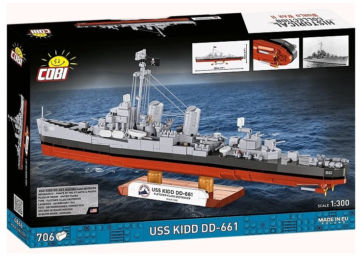 COBI 4866 - USS KIDD DD-661 (PRE-COMMANDE)
