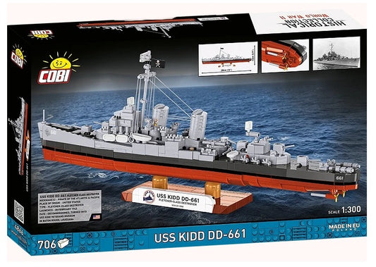 COBI 4866 - USS KIDD DD-661 (PRE-COMMANDE)