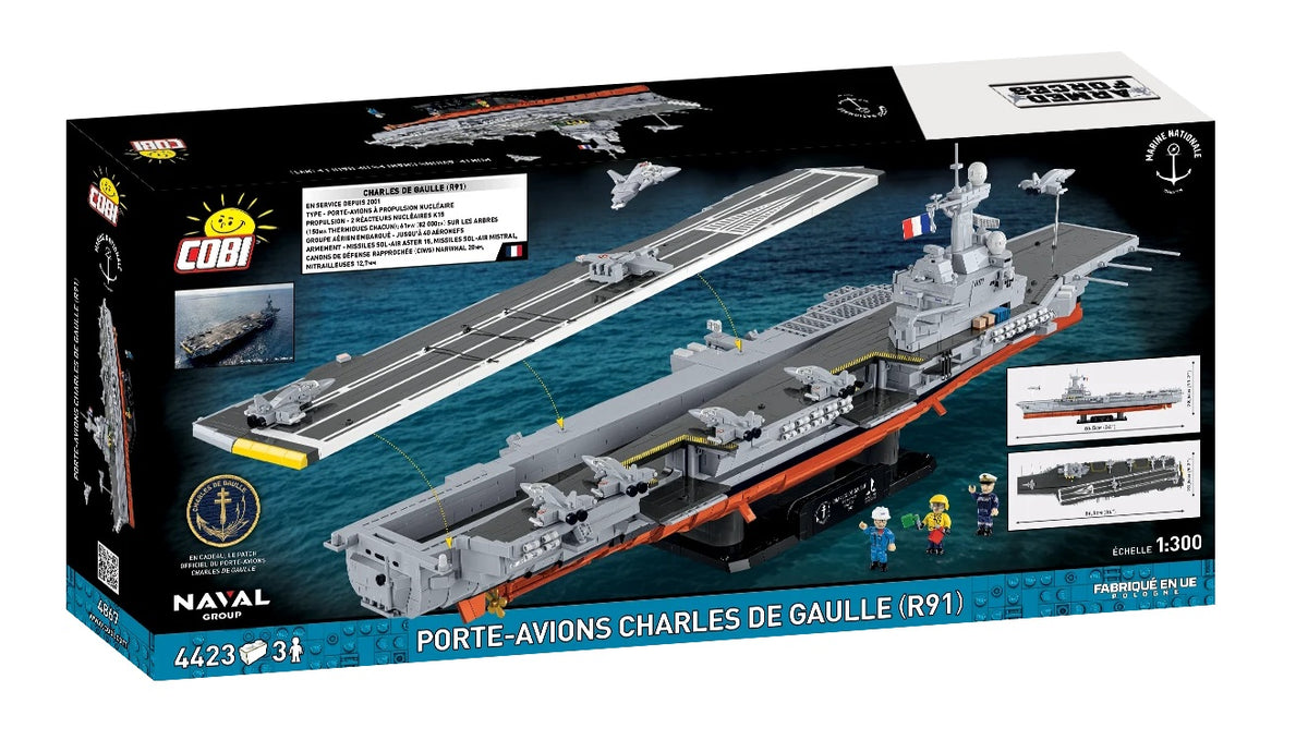 COBI 4867 - PORTE-AVIONS CHARLES DE GAULLE (R91) Executive Edition (PRE-COMMANDE)