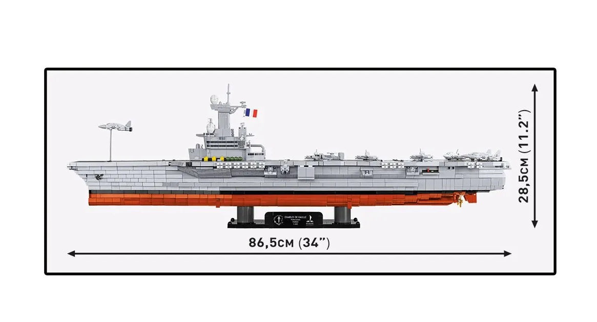 COBI 4867 - PORTE-AVIONS CHARLES DE GAULLE (R91) Executive Edition (PRE-COMMANDE)