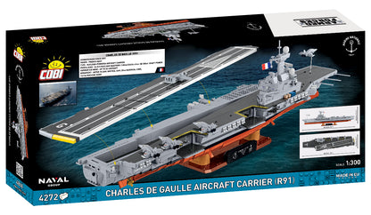 COBI 4868 - PORTE-AVIONS CHARLES DE GAULLE (R91) Boite Légérement Abimée