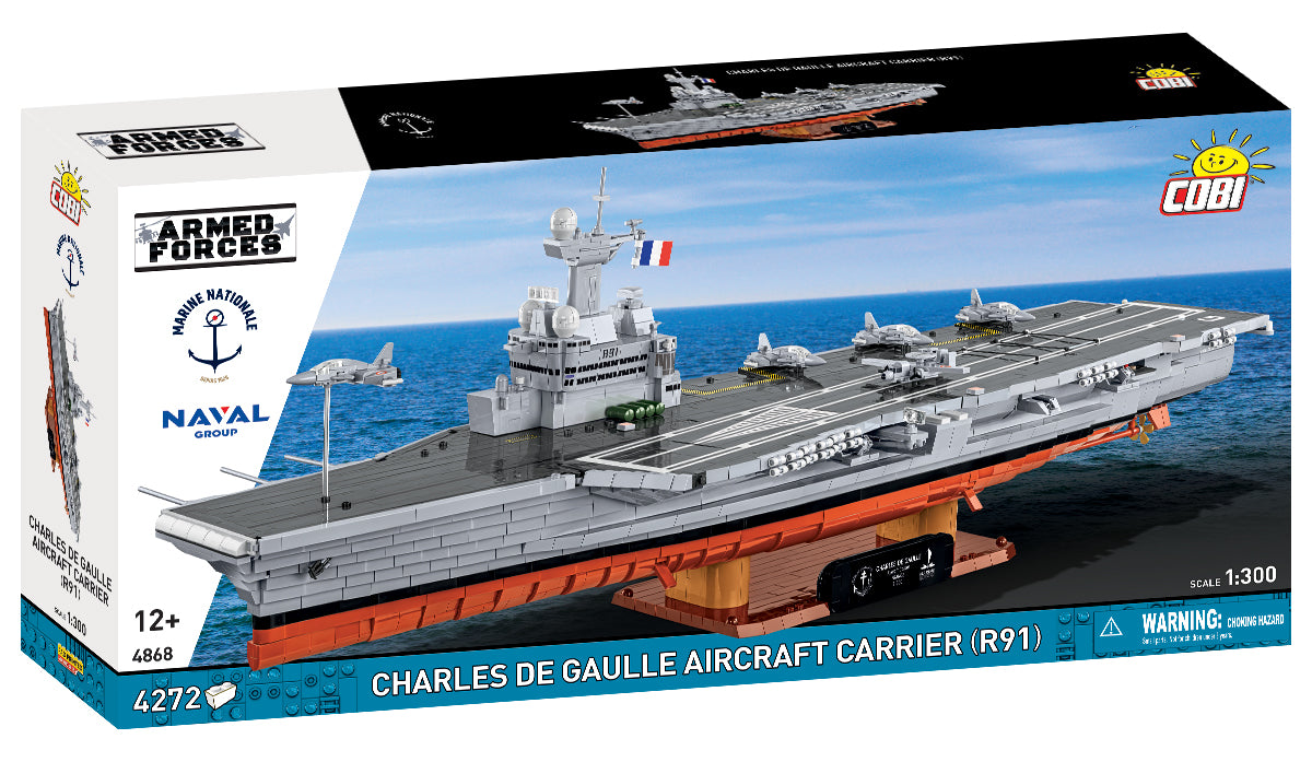 COBI 4868 - PORTE-AVIONS CHARLES DE GAULLE (R91)