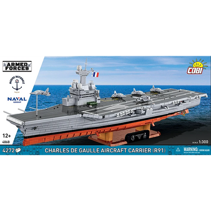 COBI 4868 - PORTE-AVIONS CHARLES DE GAULLE (R91) (Arrivée en stock 28 Octobre)