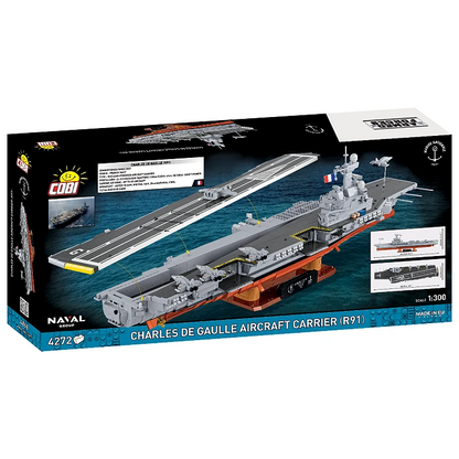 COBI 4868 - PORTE-AVIONS CHARLES DE GAULLE (R91) (Arrivée en stock 28 Octobre)