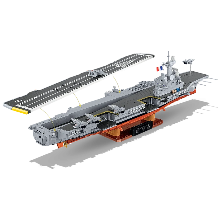 COBI 4868 - PORTE-AVIONS CHARLES DE GAULLE (R91) (Arrivée en stock 28 Octobre)