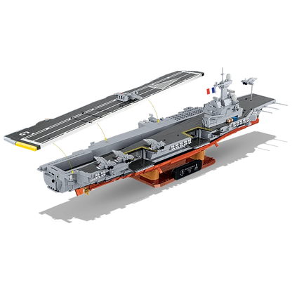 COBI 4868 - PORTE-AVIONS CHARLES DE GAULLE (R91) (Arrivée en stock 28 Octobre)