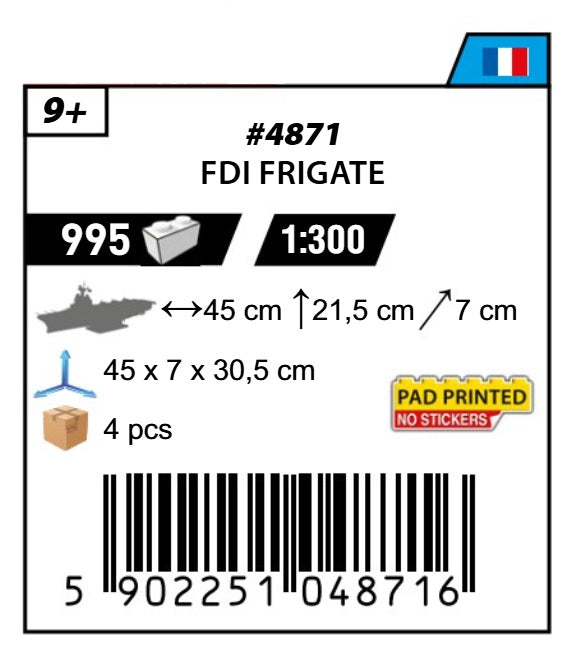 COBI 4871 - FDI FRIGATE (PRE-COMMANDE)
