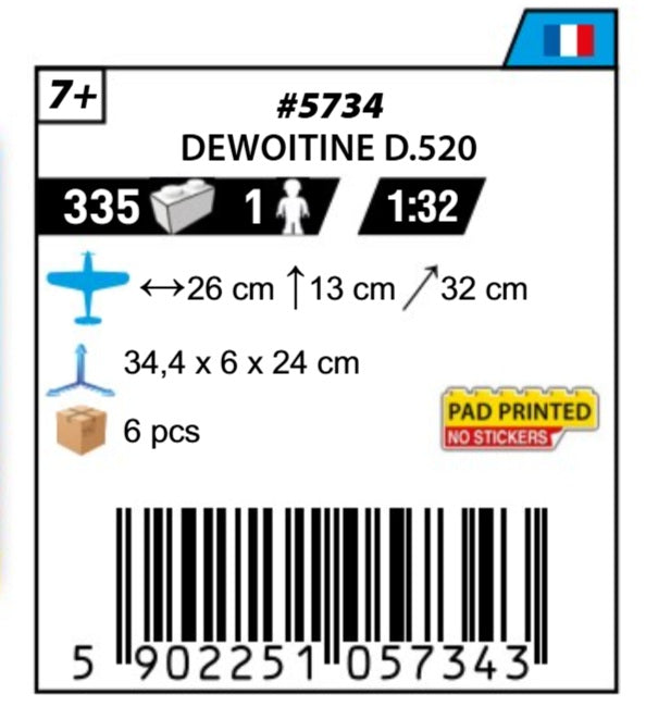 COBI 5734 - DEWOITINE D.520