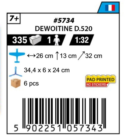 COBI 5734 - DEWOITINE D.520
