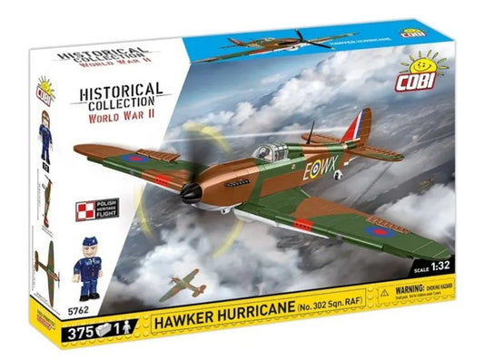 COBI 5762 - HAWKER HURRICANE (NO.302.SQN.RAF) (PRE-COMMANDE)