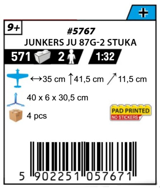 COBI 5767 - JUNKERS JU 87G-2 STUKA