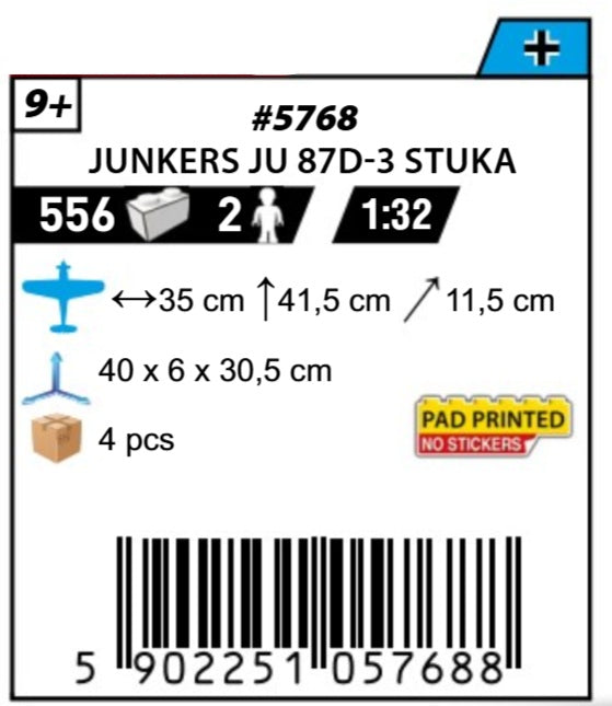 COBI 5768 - JUNKERS JU 87D-3 STUKA