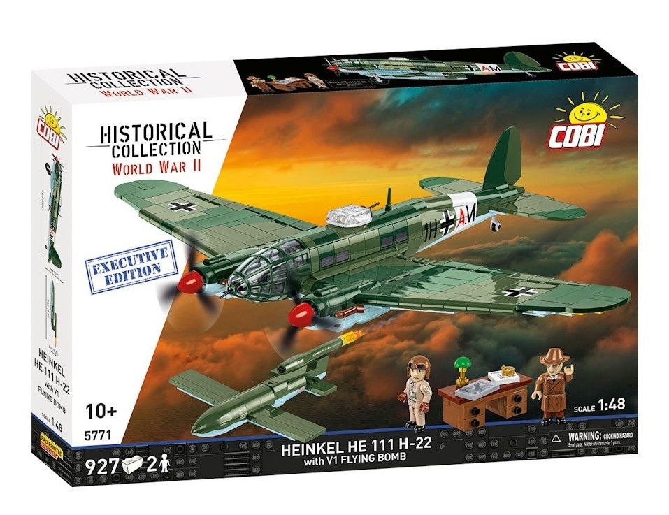 COBI 5771 - HEINKEL HE 111 H-22 WITH V1 FLYING BOMB - Executive Edition (PRE-COMMANDE)