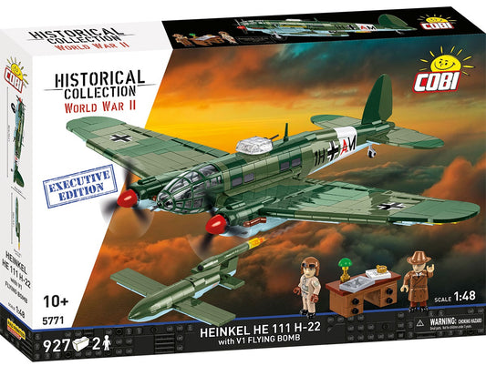 COBI 5771 - HEINKEL HE 111 H-22 WITH V1 FLYING BOMB - Executive Edition (PRE-COMMANDE)