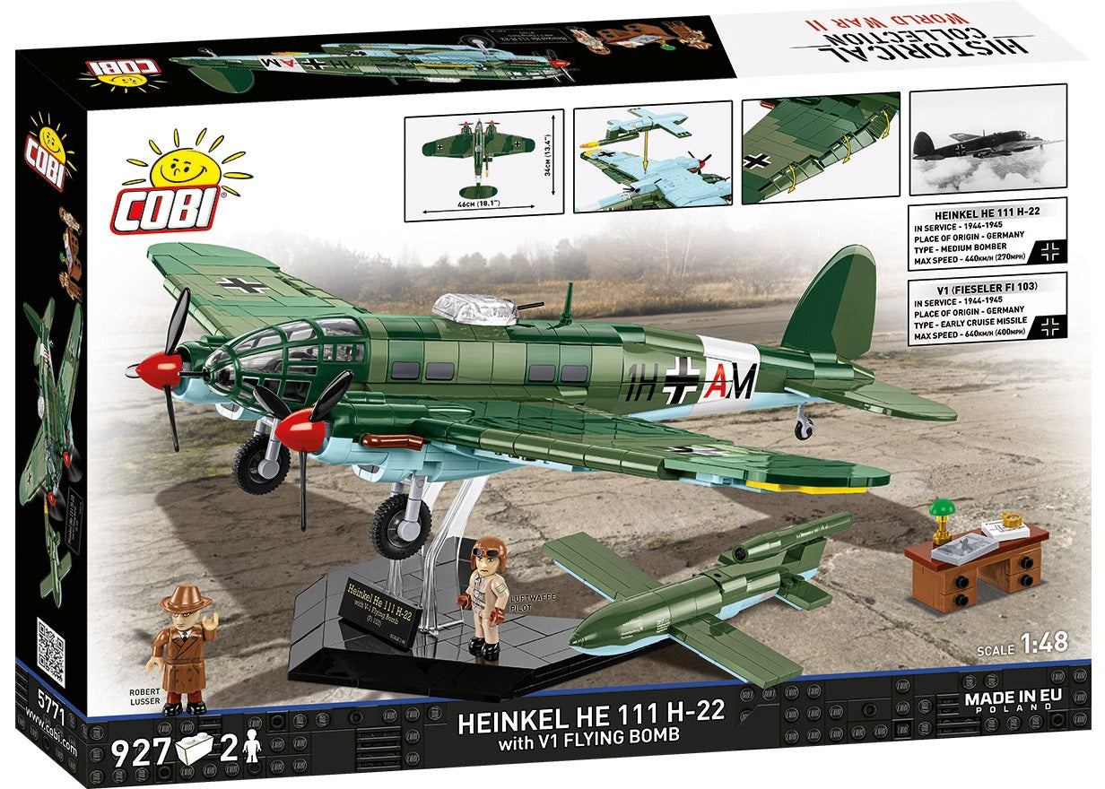 COBI 5771 - HEINKEL HE 111 H-22 WITH V1 FLYING BOMB Executive Edition