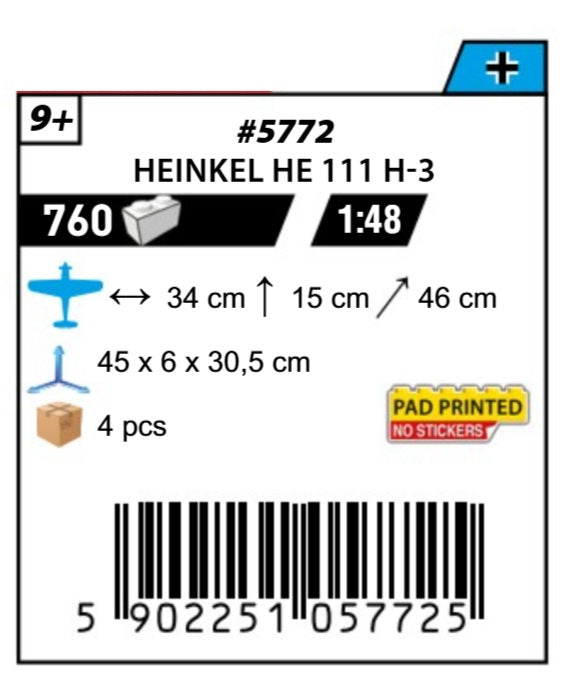 COBI 5772 - HEINKEL HE 111 H-3