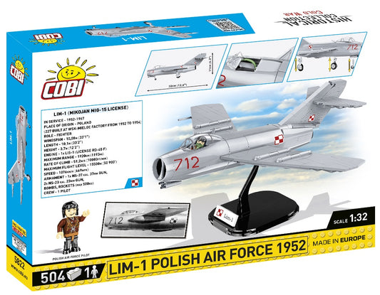 COBI 5822 - LIM-1 Polnische Luftwaffe 1952 (MIG15)