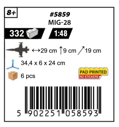 COBI 5859 - MIG-28 TOP GUN