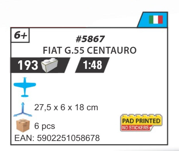 COBI 5867 - FIAT G.55 CENTAURO