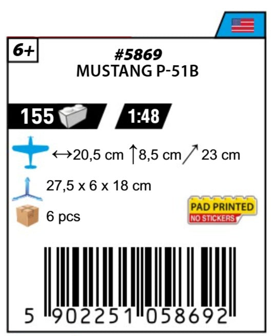 COBI 5869 - MUSTANG P-51B
