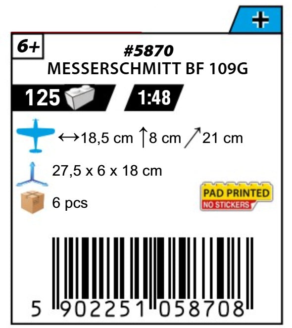 COBI 5870 - MESSERSCHMITT BF 109 G
