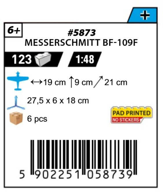 COBI 5873 - MESSERSCHMITT BF-109F