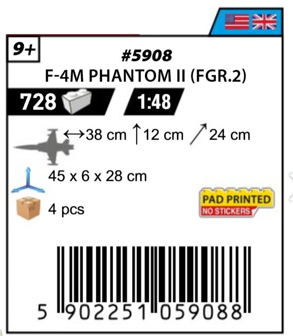 COBI 5908 - F-4M PHANTOM II (FGR.2)