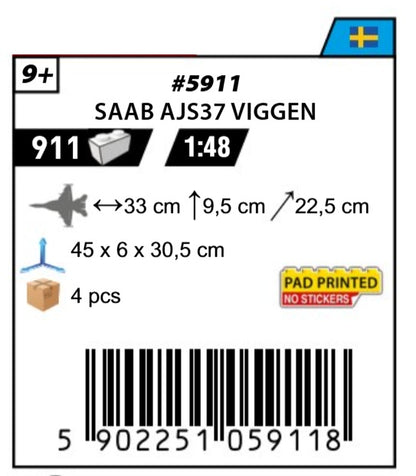 COBI 5911 - SAAB AJS 37 VIGGEN