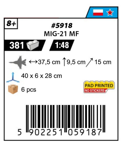 COBI 5918 - MIG-21 MF