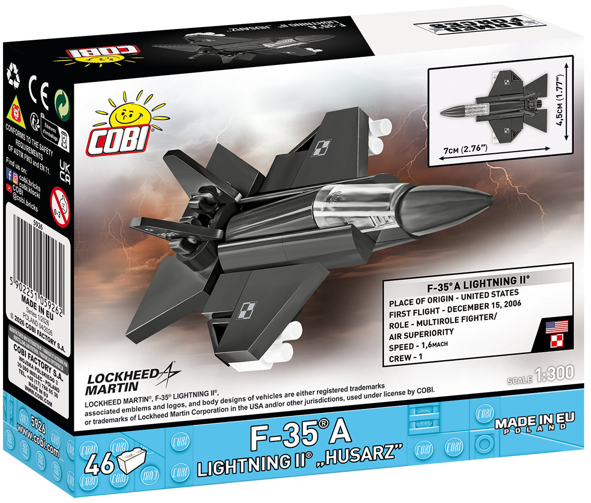 COBI 5926 - F-35A LIGHTNING II "HUSARZ"