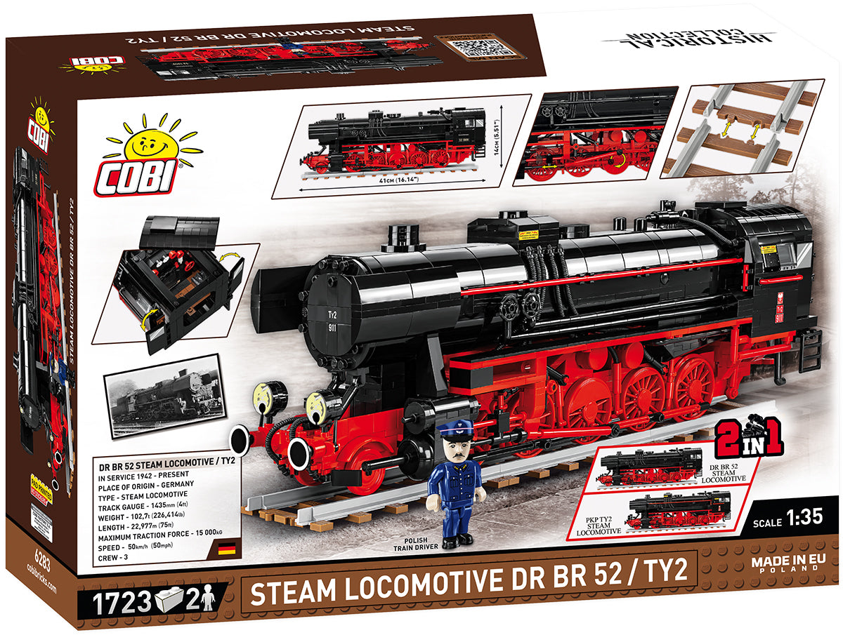 COBI 6283 - STEAM LOCOMOTIVE DR BR 52 / TY2