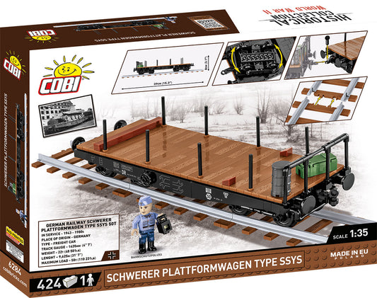 COBI 6284 - SCHWERER PLATTFORMWAGEN TYP SSYS