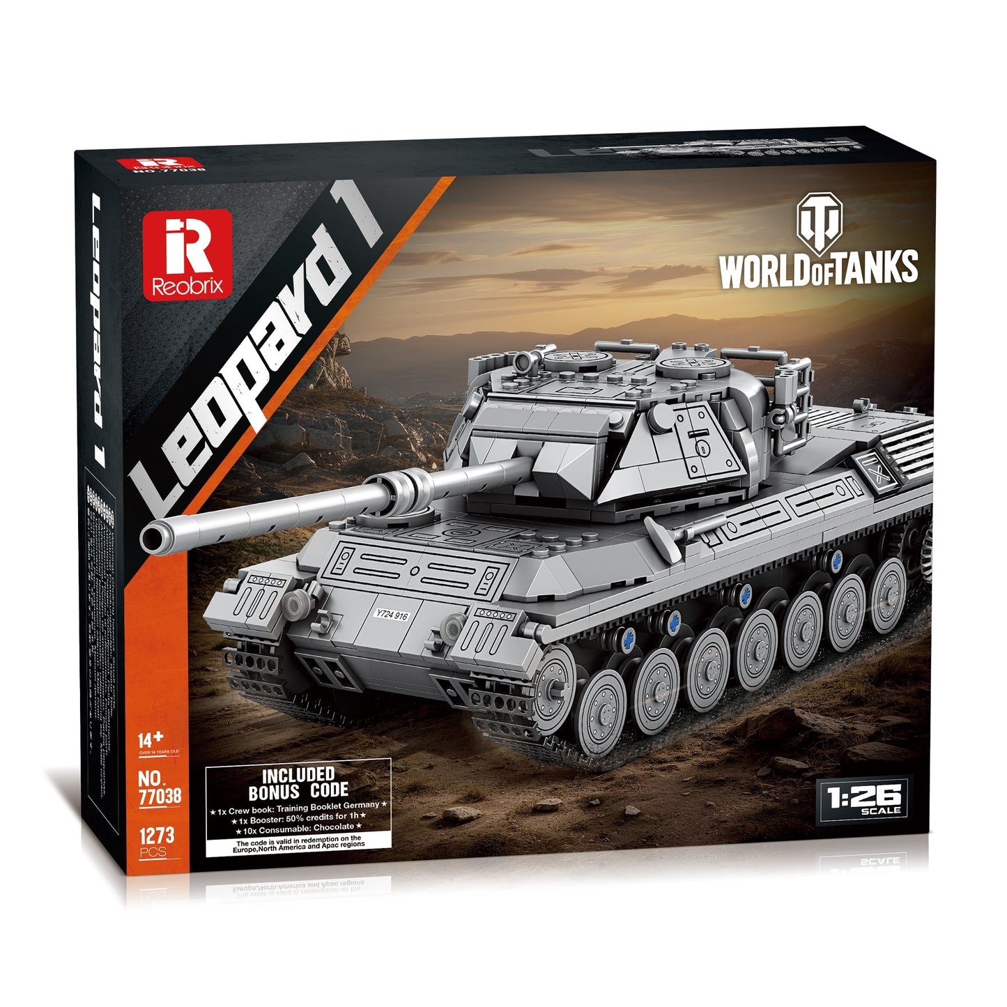 REOBRIX 77038 - LEOPARD 1 (WORLD OF TANKS)