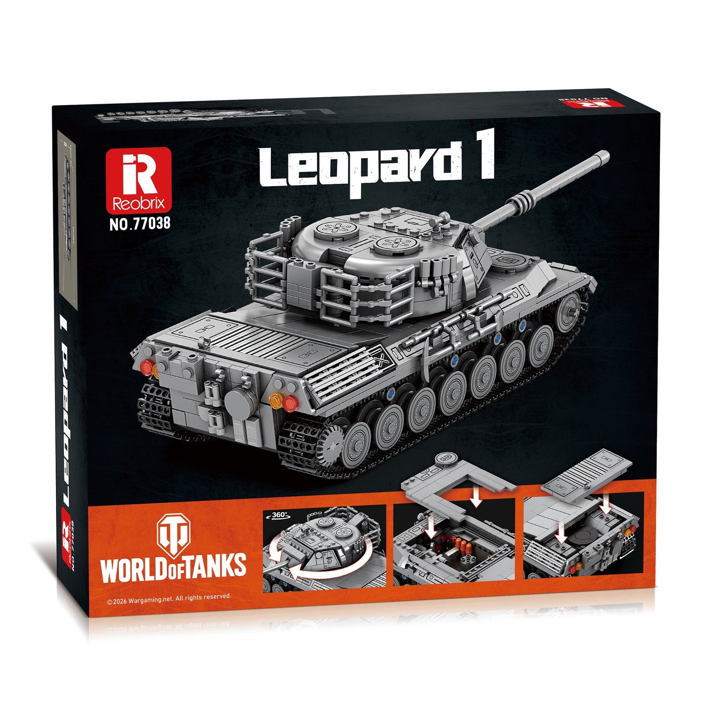 REOBRIX 77038 - LEOPARD 1 (WORLD OF TANKS)