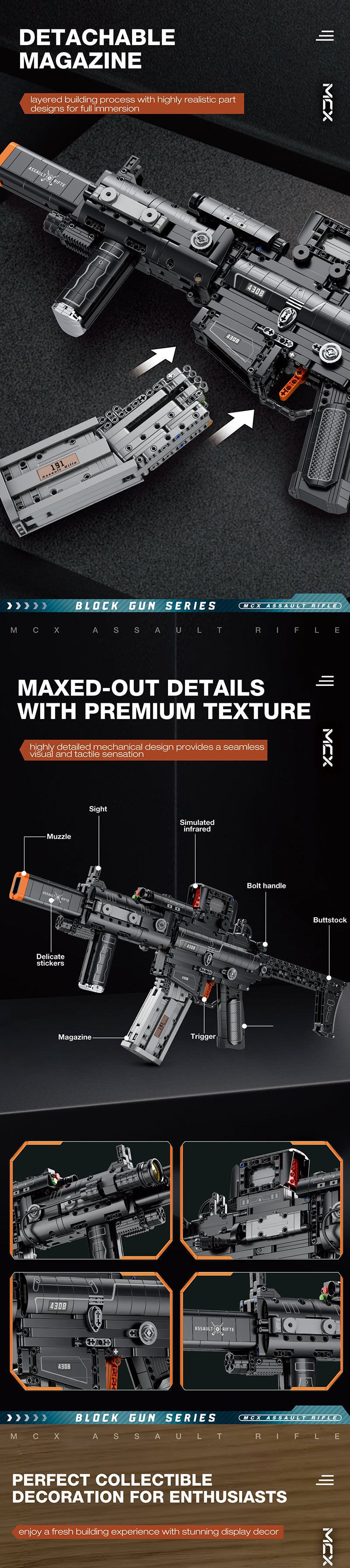 REOBRIX 77025 - MCX ASSAULT RIFLE