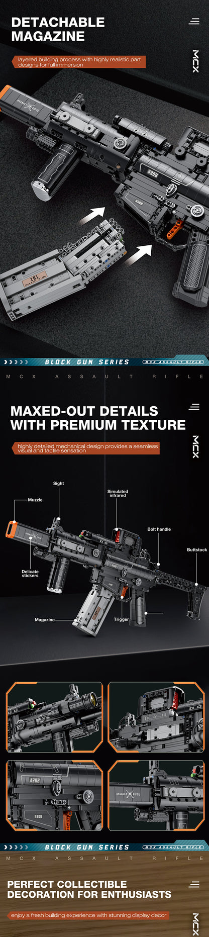 REOBRIX 77025 - MCX ASSAULT RIFLE