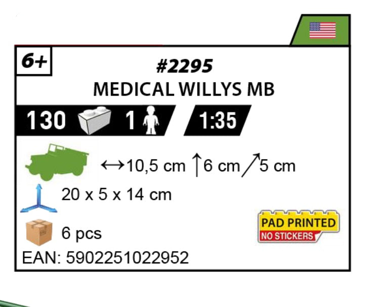 COBI 2295 - MEDICAL WILLYS MB