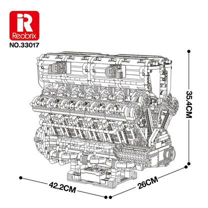 REOBRIX 33017 - V12 ENGINE