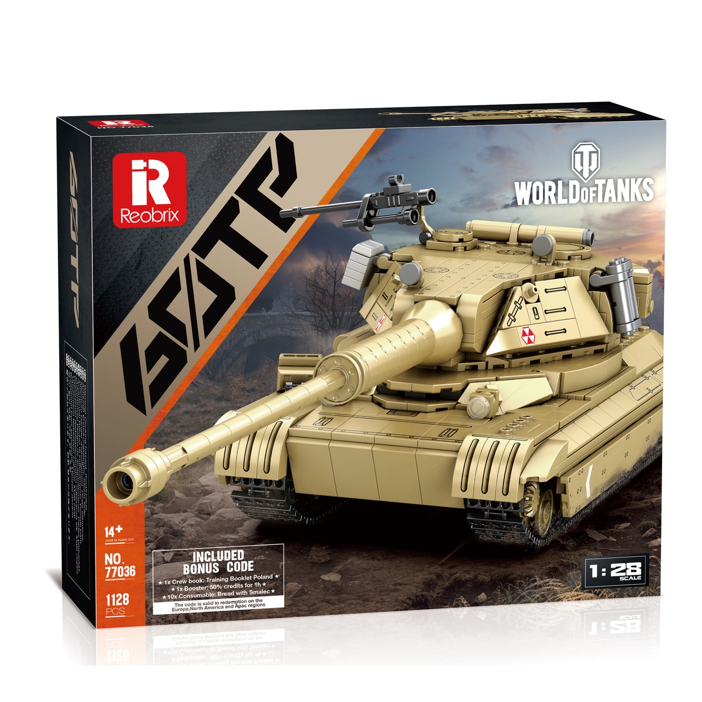 REOBRIX 77036 - 60TP TWARDY (WORLD OF TANKS)